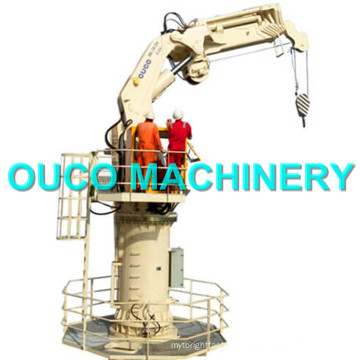 Hydraulic Knuckle Telescopic Arm Barge Lift  Cranes